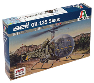 Bell OH-13S Sioux 1/48 Scale Plastic Kit - Click Image to Close